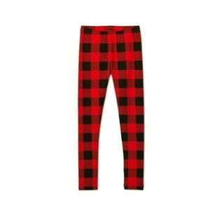 Cat & Jack  Girls XS (4-5)  NWT  Red / Black Buffalo Plaid Leggings